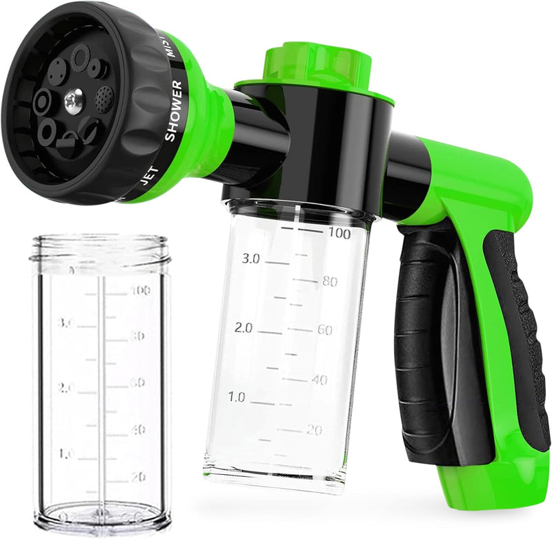 Girl With The Dogs Soap & Shampoo Dispenser for Pet Wash and Garden Hose Sprayer Nozzle and Replacement Canister
