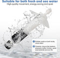 hygger 1850GPH Aquarium Wave Maker Pump with Strong Magnetic Suction Base, Ultra-quiet 360 Degree Rotating Submersible P