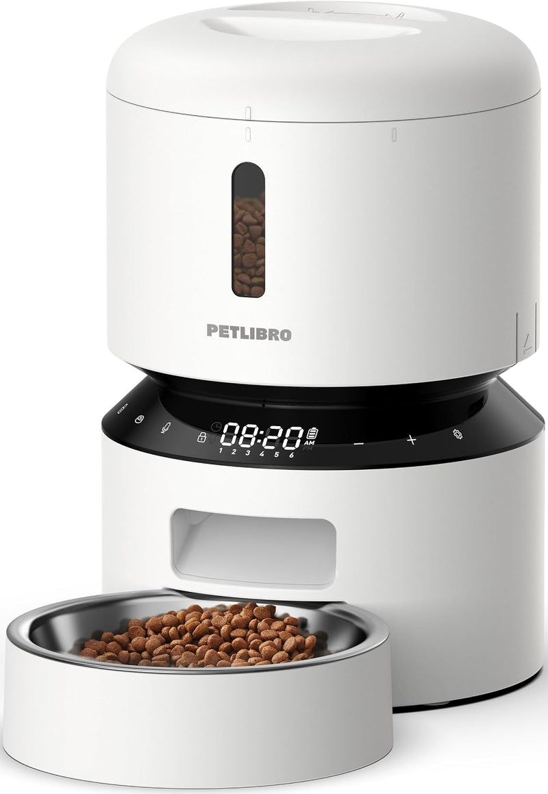 PETLIBRO Automatic Cat Feeder – 3L Programmable Pet Food Dispenser with Freshness Preservation, Timed Portion Control, V