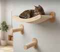 Cat Wall Shelf Bed Hammock with Sisal Stairs Set