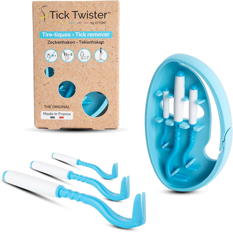 Tick Twister Tick Remover for Dogs and Human - Made in France - Tick Puller for Humans and Dogs - 3 Different Sizes - Do