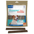 Virbac C.E.T.® VEGGIEDENT® Flex Tartar Control Chews for Dogs - Multifunctional to Support Joint Health, VOHC Approved - Small 11-22lbs