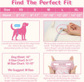 Dono Disposable Pull It Up Female Dog Diapers, 360° Stretchy Waist Puppy Diapers, Super-Absorbent Doggie Diapers with Ra