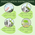 9-Pack Plastic Leaf Decor Decorations with Suction Cups, Reptile Basking Platform for Terrarium Frog Tank, Habitat Climb