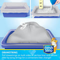 Fresh Step Drawstring Cat Litter Liners, Unscented, 2.5 ft x 17 in, 15 Ct