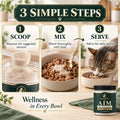 Happy Wags Aim for Cats Powder Daily Renal Wellness Powder with Amino Acids, Taurine and Bonito Flavor, Promote Metaboli