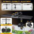 fishkeeper Clip on Aquarium Light for Plants, 6 Row LED Brightness, 18W
