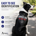 ActiveDogs Service Dog Bandana Collar, Do Not Pet, Reflective Nylon