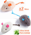 Kidpet 12 Pack Catnip & Silvervine Cat Toys — Organic Catnip Balls, Mice, Plush Kicker & Chew Sticks for Kittens & Adult Cats — Stress Relief, Teeth Cleaning, Hairball Aid, Indoor Interactive Play