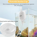FEDOUR Mini Whisper Aquarium Air Pump, Nano Ultra Quiet Fish Tank Aerator, Fish Tank Bubbler Pump for Up to 10Gallon Bet