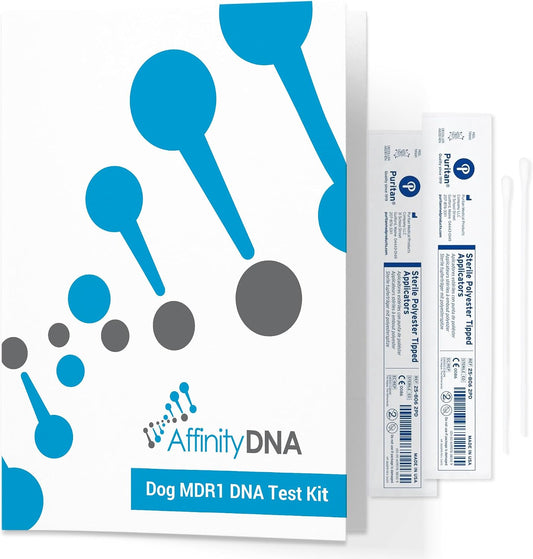 Dog Multidrug Resistance 1 (MDR1) DNA Test Kit | Home Sample Collection Kit for 1 Canine | Puppy MDR1 Testing Kits | Res