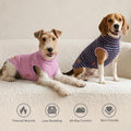 KYEESE 2Pack Dog Sweater Soft Dogs Clothes Warm Pets Clothes Turtleneck Pets Coats Dog Sweaters for Small Dogs Girl Pullover Small Pet Sweaters Stretchy Pet Sweatshirt