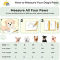 Haloumoning Dog Shoes Waterproof Non-Slip Booties for Small Medium Dogs