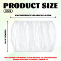 2PCS Adjustable Bird Cage Seed Catcher Feather Catcher - Large Airy Gauze Bird Cage Cover - Stretchy Nylon Mesh Skirt Gu