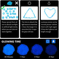 1000PCS Luminous Stone Glow Stones Glow in The Dark Rocks Outdoor for Walkway Backyard Pathway Lawn Aquarium Potted Plan