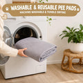 Washable Reusable Dog Pee Pads, 34"x52" Absorbent & Waterproof Puppy Training Pad for Crate, Playpen & Carpet, Large Potty Pads for Dogs, Cats & Small Pets