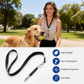 2 Pack Dog Whistle - Dog Whistle to Stop Barking Neighbor's Dog & Long Range Recall, Adjustable Ultrasonic Silent Dog Wh