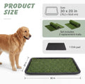 ondware Dog Grass Pad with Tray, 30 x 20 in, 2 Replacement Pads Included