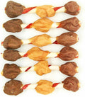 Hubert Pet Triple Flavored Rawhide Kabobs, Chicken, Duck & Pork Hide Dog Chews, All Natural Treats for All Dog Sizes, 2 Pound Resealable Bag