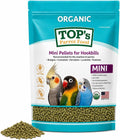 TOP's Mini Parrot Pellets 4 lb, USDA Organic Certified, Non-GMO Bird Food