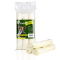 PET MAGASIN Rawhide Large Thick Rolls 9 to 10 inches Long-Lasting Chew Treat Toy for Medium and Large Dogs, Made in Registered Facility