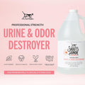 Skout's Honor Cat Urine & Odor Destroyer - Professional Strength, Plant-Powered, Cruelty-Free Urine Eliminator for Carpets and Indoor Living Spaces, 128 oz.