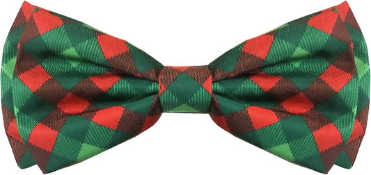 Huxley & Kent Pet Bow Tie for Dogs & Cats, Scottish Check, Small/Medium