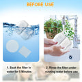 18 Sets Pet Water Fountain Filter Replacement Compatible with Oneisall PWF-002 7L/230oz Dog Water Fountain, Dog Water Bowl Filters with Pre-Filters and Pump Sponges