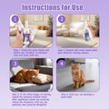 QHZ Bitter Apple Spray for Cats, Natural Bitter No Chew Training Spray for Cats & Dogs, Indoor & Outdoor Pet Deterrent to Stop Scratching, Chewing & Biting on Couch, Curtains, Plants, 150ml