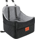 GL GLENSLAVE Dog Car Seat for Small/Medium Dogs, Dog Booster Car Seats with Thick Cushion for Dogs Under 35lbs, Detachab
