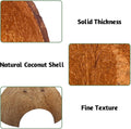 PINVNBY 2 PCS Natural Coconut Reptile Hideouts Lizard Coco Hut Hermit Crab Hut Aquarium Fish Hide Cave Spider Snail Clim