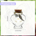 Chowsie Loss of Dog Cat Pet Sympathy Gift, Memorial Bottle for Pet Hair, Pet Fur Keepsake, Heart-Shaped Glass Memorial Bottle, Dog Hair Keepsake, Dog Memory Memorial Keepsake