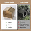 BALAPET Outdoor Cat Feeder & Shelter - Waterproof Cat House for Outdoor Feeding Station, Perfect for Feral Cats, Birds, Rabbits, Cats & Dogs