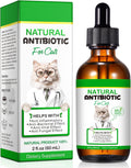 VOSIFSDIY Cat Antibiotics, Antibiotics for Cats, Natural Cat Antibiotics Multivitamin Herbal Supplements 60ml