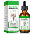 Natural Antibiotic for Cats - Broad Spectrum Herbal Remedy for Infections & Inflammation, Supports Immune System & Allergy Itch Relief, Chemical-Free Liquid Formula for All Breeds, 2oz
