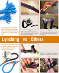 lynxking Dog Leash Slip Lead, Braided Padded Loop Leash 5ft 6ft 8ft