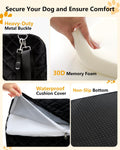 Dog Car Seat for Smal Dogs Up to 35lb,Machine Washable Dog Booster Car Seat