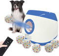 SOCO Automatic Ball Launcher for Dogs Large- 3 Distance Settings (40/60/80FT) w/Remote Control | 2.5" ETPU Tennis Balls 