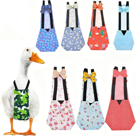 QBLEEV Duck Diapers for Pekin Ducks & Chickens, Reusable Indoor Poultry