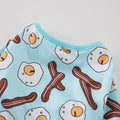 Dog Pajamas Onesie for Small & Medium Dogs - Polyester, Cozy, Wrinkle-Resistant Four-Legged Apparel (Light Blue, Small)