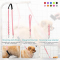 Dog Grooming Belly Strap, Pet Grooming Loops (Red, 3 Pcs)