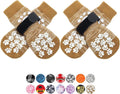 EXPAWLORER Anti Slip Dog Socks to Prevent Licking Paws, Dog Shoes for Hot Pavement, Dog Booties for Small Medium Large S