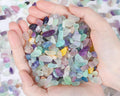 QINJIEJIE Fluorite Aquarium Gravel Fish Tank Gravel Rocks Crushed Chips