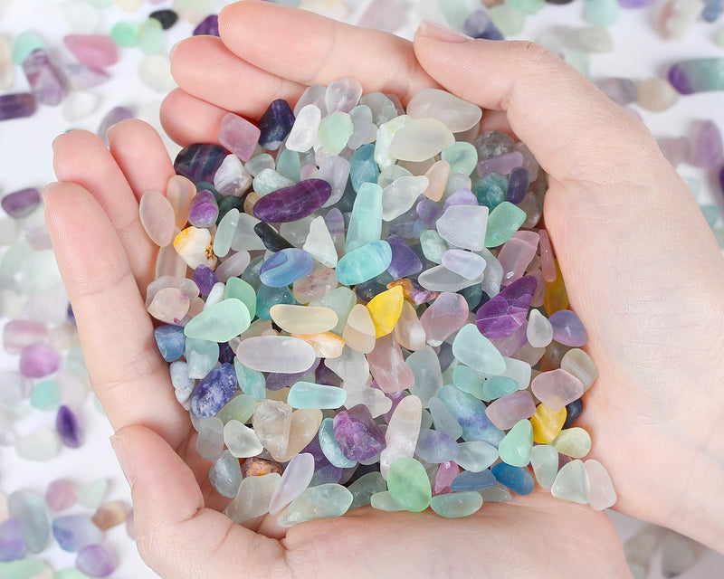 QINJIEJIE Fluorite Aquarium Gravel Fish Tank Gravel Rocks Crushed Chips