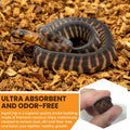 BabiChip Coconut Chip Substrate for Reptiles 12 Quart Loose Small Sized Coco Husk Chip Bedding for Ball Pythons, Other S