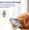 PawsPik Adjustable Soft Recovery Cone for Dogs & Cats, Small, Light Blue