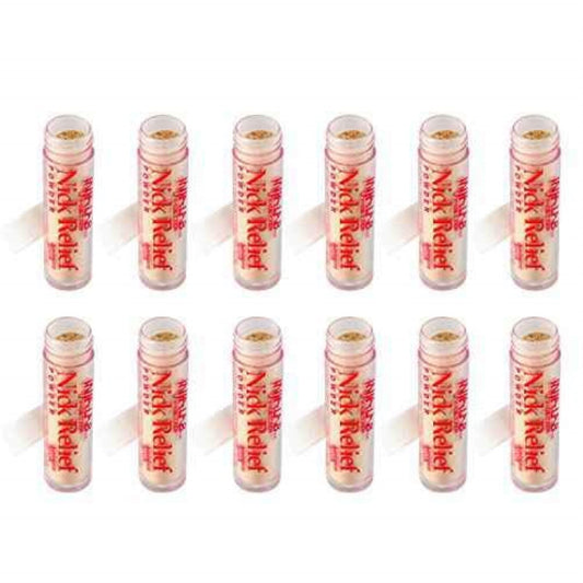 Infalab Nick Relief Styptic Powder, 12 Count