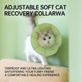 Touchdog Soft Cat Cone Collar, Waterproof Recovery E-Collar, Lightweight