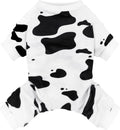 Adorable Cow Print Dog Pajamas – Lightweight, Cozy Four-Legged Outfit for Small to Large Dogs and Cats, Soft and Snuggly Pet Wear for Everyday Comfort and Cuteness.S