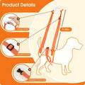 Allroaring Dog Lift Harness with Soft Pads, Orange, S